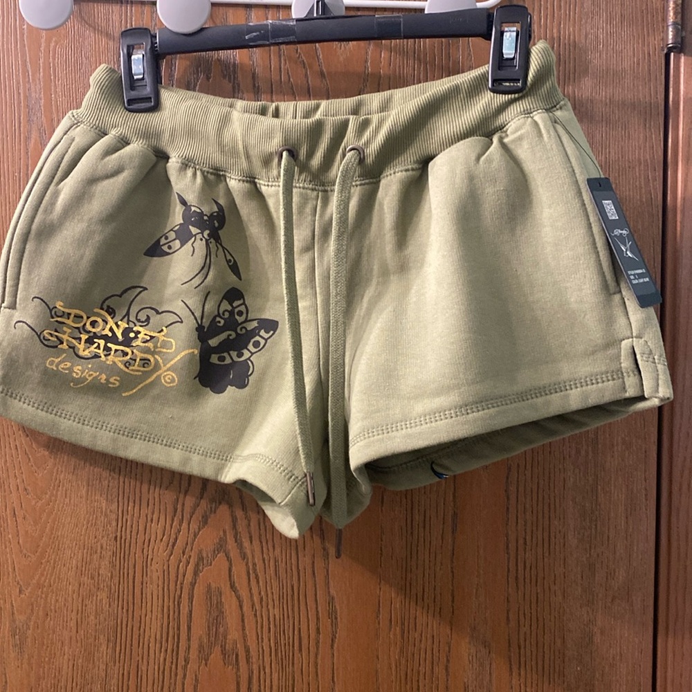 NWT Ed Hardy Y2K Butterflies Shorts. Size M